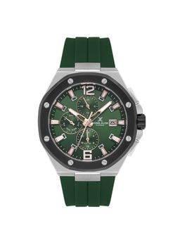 Daniel Klein - Mens Dark Green Dial Silicone Watch DK.1.14092-2 (M)