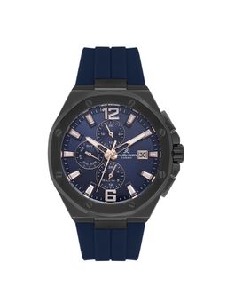 Daniel Klein - Mens Navy Blue Dial Silicone Strap Watch DK.1.14092-6 (M)