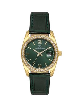 Daniel Klein - IPG Dark Green Sunray Dial Leather Watch DK.6.14030-4 (M)