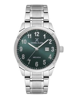 Daniel Klein - Mens Dark Green Stainless Steel Watch DK.6.14083-4 (M)