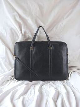 Toteteca - Contemporary Laptop Bag-Black