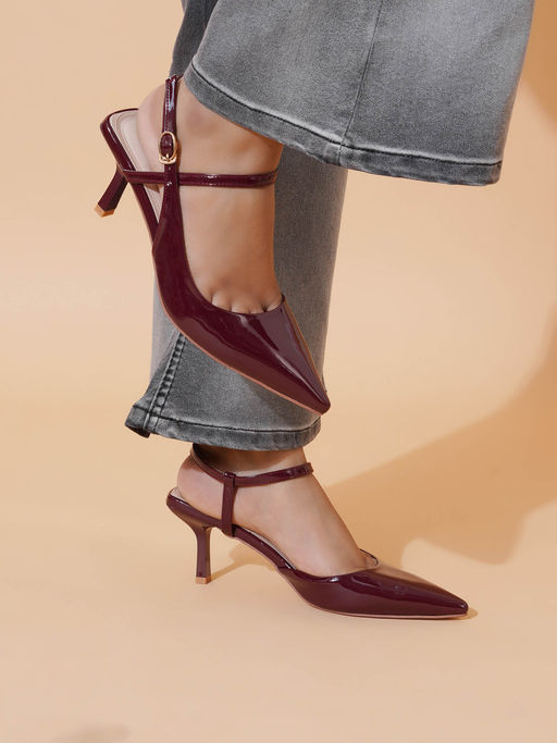 Price History of Sherrif Shoes Women Pu Backstrap Fashion Party