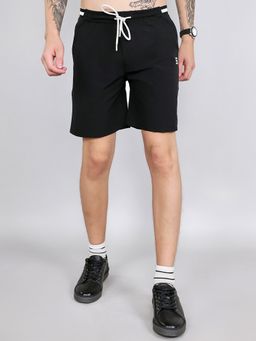 Rock.it - Men Black Regular Fit Solid Shorts