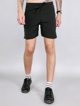 Rock.it - Men Black Regular Fit Solid Shorts