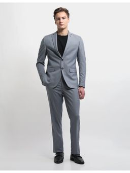 Arrow - Men Body Tailored Fit Dobby Blazer with Pant