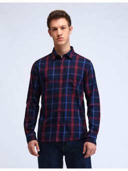 Flying Machine - Men Checks Blue Shirt