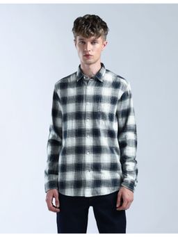 Flying Machine - Men Checks Black Shirt