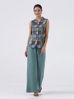 Powersutra - Women Multicolor Printed Straight Co-ord Set