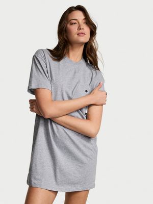 Buy Victoria's Secret Grey Self Design Regular Lounge Top (XS/S) Online