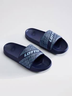 Buy LOTTO Midway Gfx Navy Blue Sliders Men