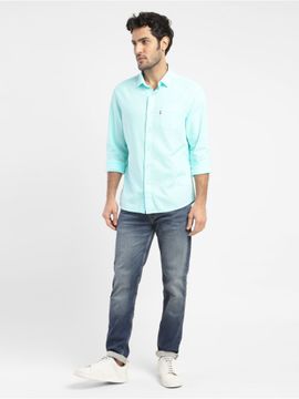 turquoise men jeans