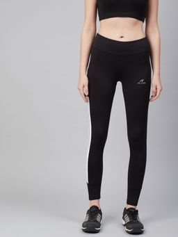 Alcis - Women Black Solid Training Tights