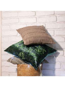 ONSETHOMES - Origami Cushion Cover Khaki 12X12