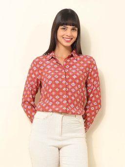 U.S. POLO ASSN. - Concealed Placket Printed Shirt