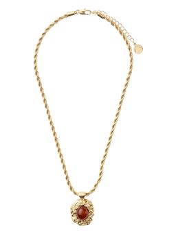 Forever New - Signature Rebecca Molten Stone Pendant Necklace