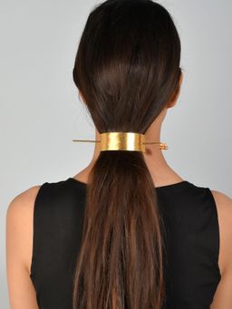Silvermerc Designs - Gold Plated Hair Stick Accessory