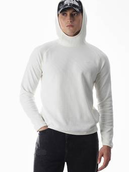 Jack & Jones - Men White Solid/Plain Cotton Blend T-Shirt