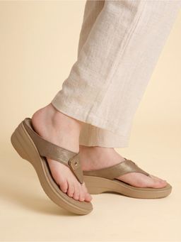 ZELION - Tan Women Round Toe Sandals