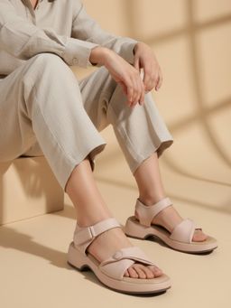 Inc.5 - Womens Nude Casual Solid Round Toe Platform Heels