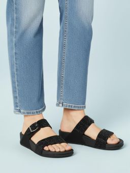Inc.5 - Womens Black Casual Solid Round Toe Wedge Heels