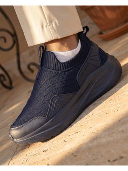 Bacca Bucci - Easeon Walking Shoess for Men Slip-On Sneakers with Stretch Knit Upper Blue