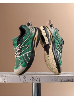 Bacca Bucci - X Discovery Vulcan Men's Outdoor Lifestyle Sneakers Breathable Mesh Upper Green