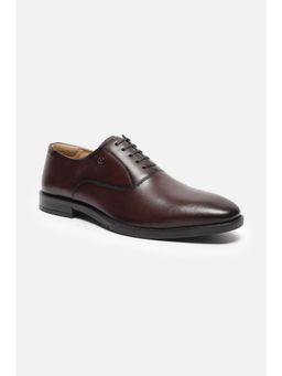 Van Heusen - Brown Men Round Toe Oxfords