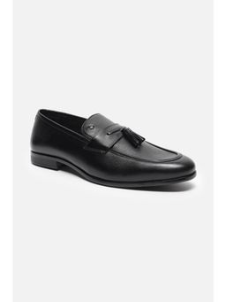 Van Heusen - Black Men Round Toe Moccasins
