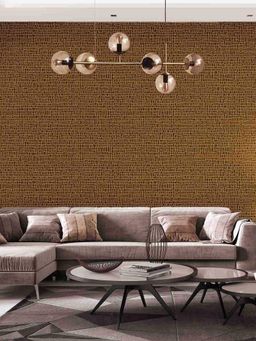 Excel - Wallpaper Ornamental Moroccon In Brown Trellis