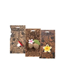 Oli and Carol - Chewy-To-Go Multi-Color Teether Combo (0-6 Months) (Pack of 3)