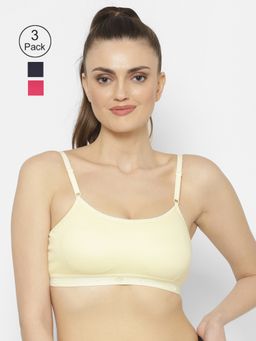 Floret - Wirefree Non-padded Sporty Bra - Multi-Color