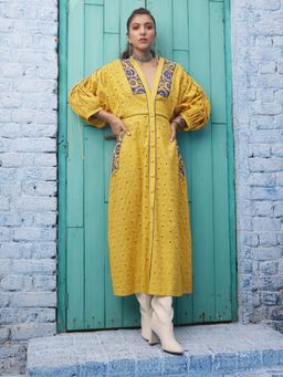 Bhanuni by Jyoti - Banana Yellow Maxi Dress