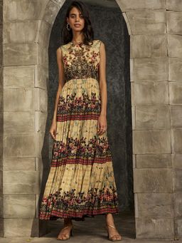 Bhanuni by Jyoti - Ochre Yellow Maxi Dress