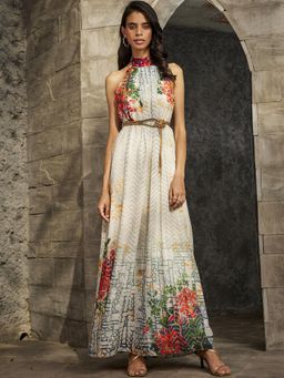 Bhanuni by Jyoti - Ivory Maxi Dress