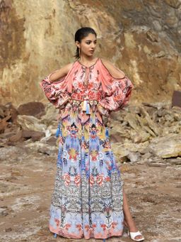 Bhanuni by Jyoti - Multi-Colour Maxi Dress