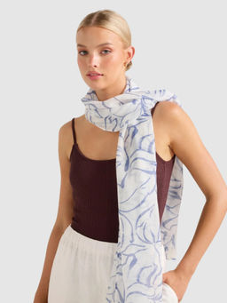 Forever New - Eden Floral Print Lightweight Scarf