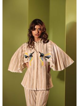 Manvi Daga - Hummingbird Cinched Shirt