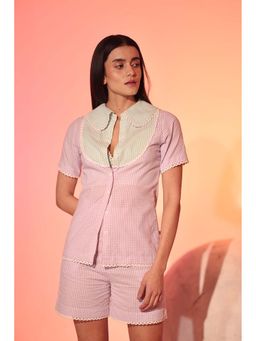 Manvi Daga - Dewdrop Lace Shirt