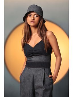 Manvi Daga - Indigo Bloom Jumpsuit