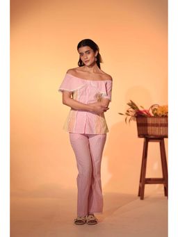 Manvi Daga - Sunbeam Lace Shirt with Pant (Set of 2)