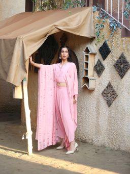 Payal Dawar - Pink Aaina Co-Ord (Set of 2)