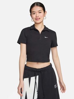 Nike - Sportswear Nsw Essntl Crop Polo T-Shirt - DV7885-010
