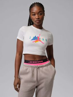 Nike - Sportswear Flt Tcrp Gfx Women's Crop White T-Shirt - IF0824-133