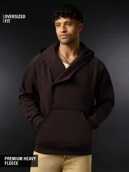 The Souled Store - Oversized Hoodie Choco Brown Men Hoodies
