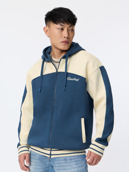 The Souled Store - Colour block Hoodie Hazel Men Oversized Hoodie