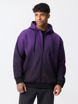 The Souled Store - Purple Shadow Men Oversized Hoodies