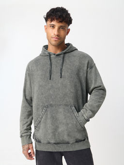 The Souled Store - Oversized Hoodie Ash Grey Men Hoodies