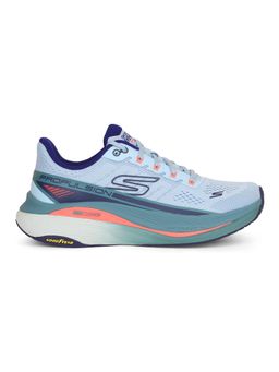 SKECHERS - Women Max Cushioning Propulsion Blue Lace Up Running Shoes