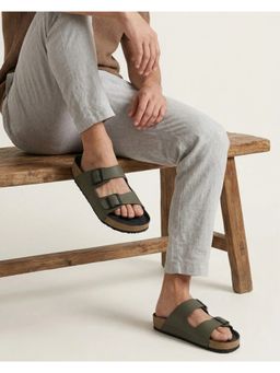 Koblerr - Men Slip-on Daily Sandals Olive