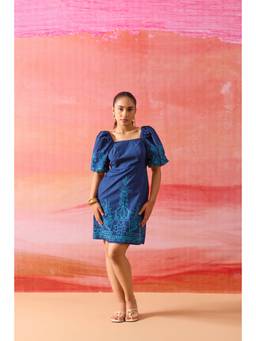 RUIAAN - Blue Luna Mini Dress